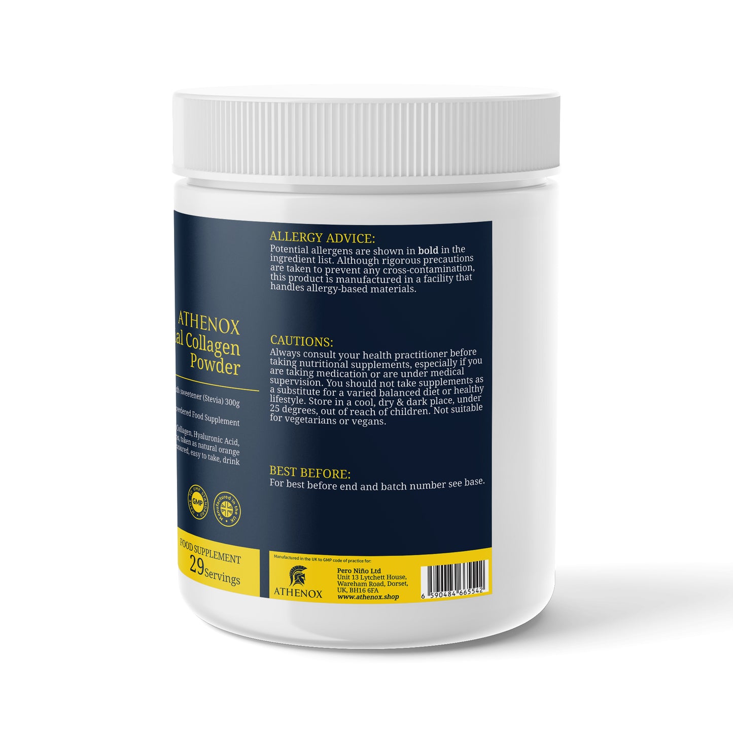 Ultra-High Potency Marine Collagen Peptides 10,000mg 300g | Maximum Strength with Hyaluronic Acid, Vitamin C & B Vitamins | Keto, Paleo, Gluten & Dairy Free | Stevia-Sweetened | Supports Skin, Hair, Nails & Joint Health | Orange Flavored Powder